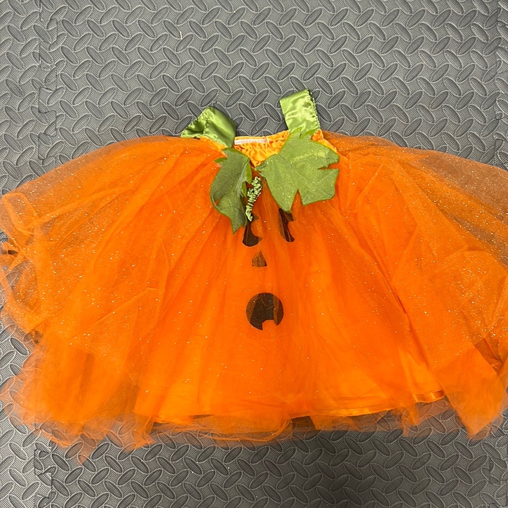 Pottery Barn Kids - Pumpkin Costume (glitter), Infant one size